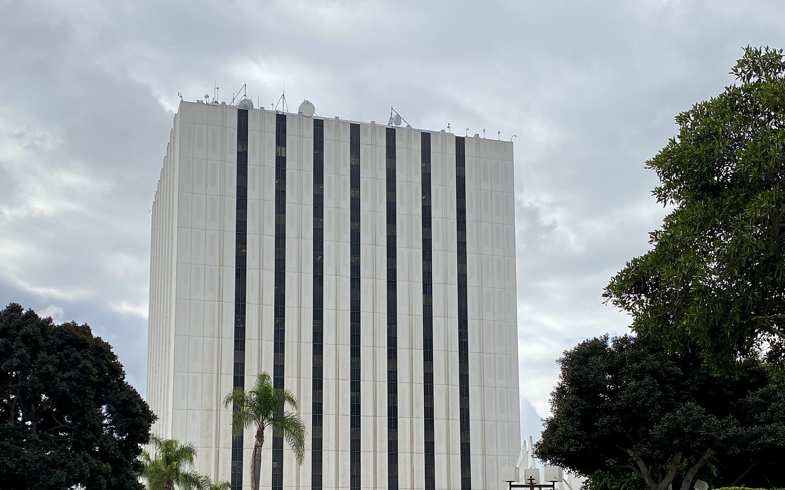 Compton Superior Court at the civic center in Compton, California
